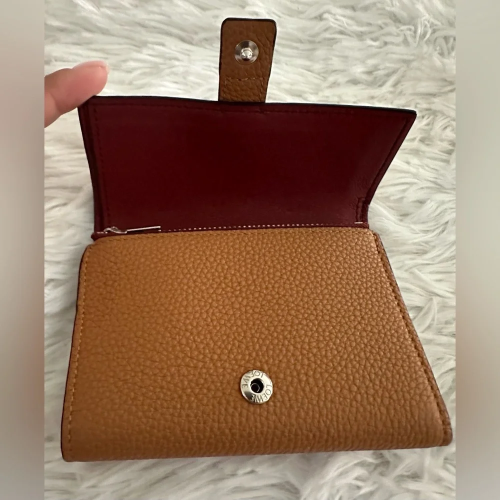 Loewe‎ Womens Vertical Small leather wallet